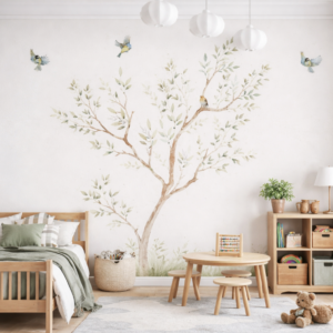 Papel De Parede JARDIM DOS PÁSSAROS