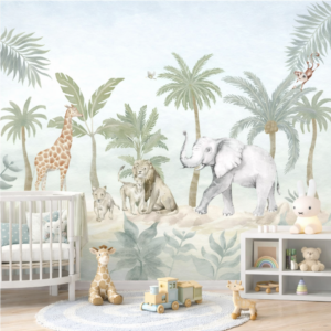 Papel De Parede SAVANA AQUARELA