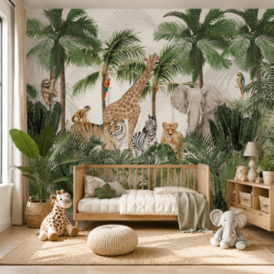 Papel De Parede JUNGLE SAFARI