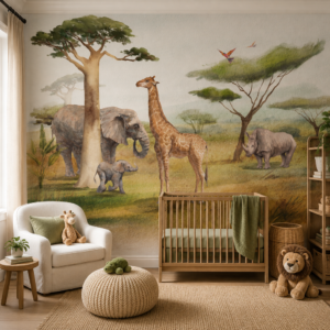 Papel De Parede SAVANNAH DOS ANIMAIS