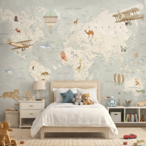 Papel De Parede MAPA MUNDI EXPLORER