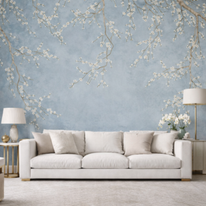 Papel De Parede FLORES DE SAFIRA