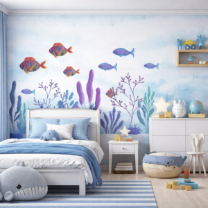 Papel De Parede CORAIS E PEIXES
