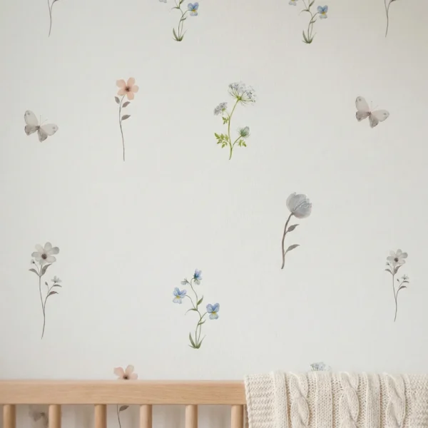 Papel De Parede Herbário Delicado
