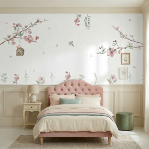 Papel De Parede CEREJEIRA GARDEN