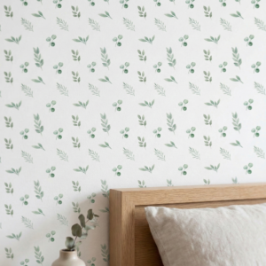 Papel De Parede Folhas Serenas