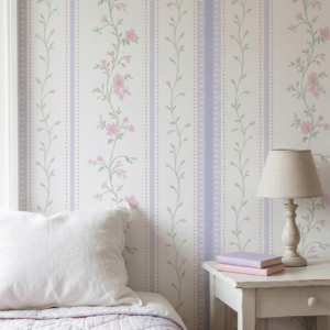 Papel De Parede Romance Floral
