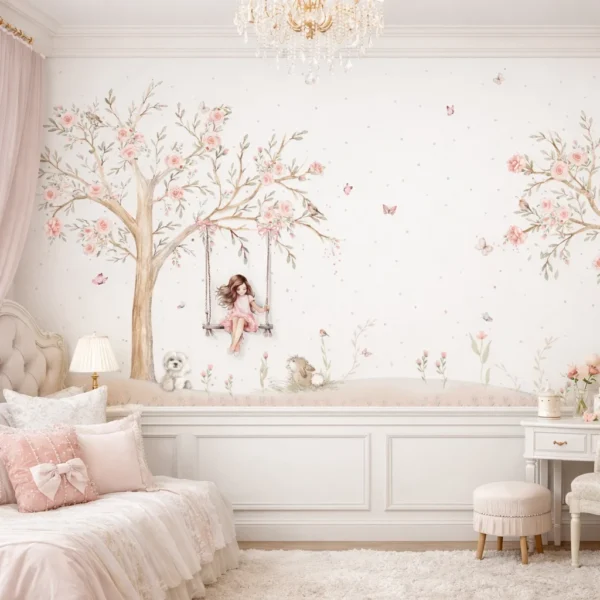 Papel De Parede CAMÉLIA ROSA