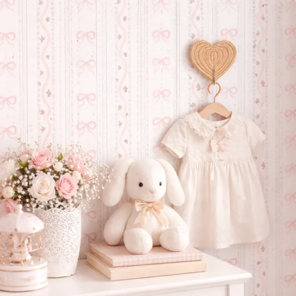 Papel De Parede Encanto Rosé