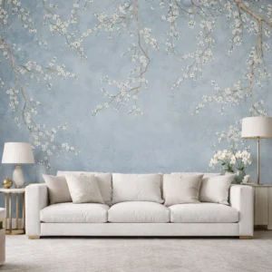 Papel De Parede FLORES DE SAFIRA