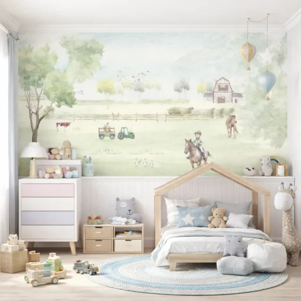Papel De Parede MENINO DO CAMPO