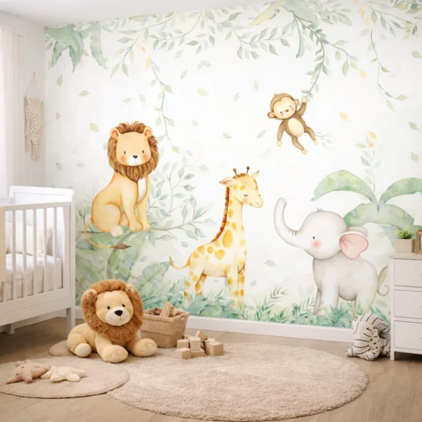 Papel De Parede SAFARI BABY SOFT