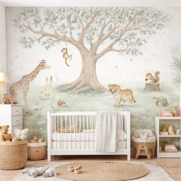 Papel De Parede SAFARI BABYS