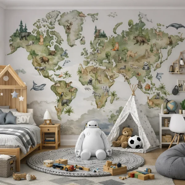 Papel De Parede SAFARI PELO MUNDO