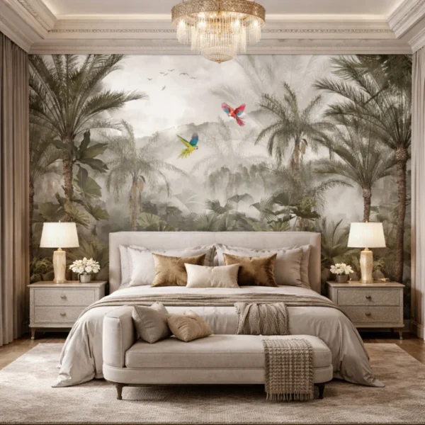 Papel De Parede Tropical Serenity