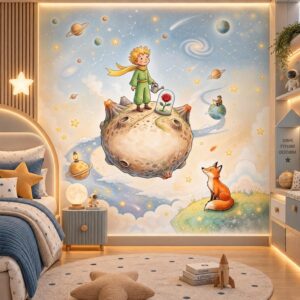 Papel De Parede PEQUENO PRÍNCIPE NO UNIVERSO