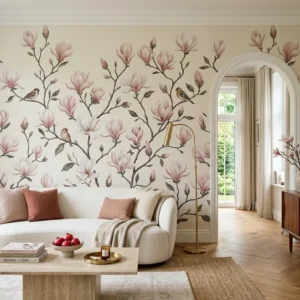 Papel de Parede FLORADA ROSÉ