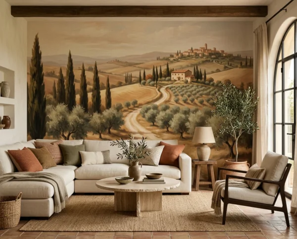 Papel de Parede TOSCANA DOURADA