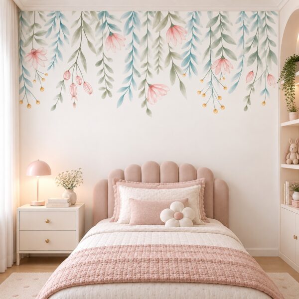 Papel de Parede JARDIM AQUARELA