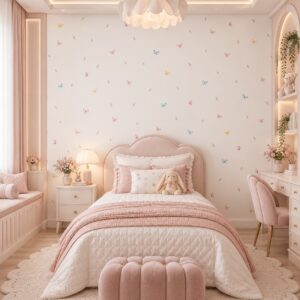 Papel de Parede MENINA NO JARDIM