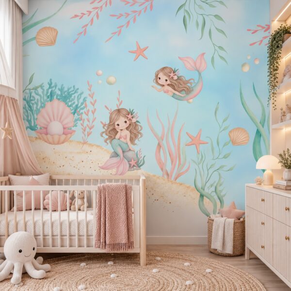 Papel de Parede SEREIAS DO OCEANO
